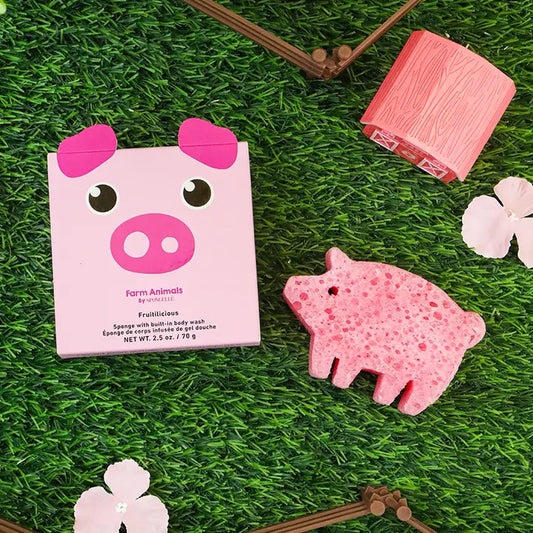 Spongelle Peggy Pig Farm Animals Sponge