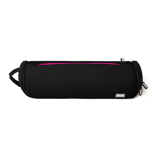 Kusshi Hair Tools Case-Black with Pink