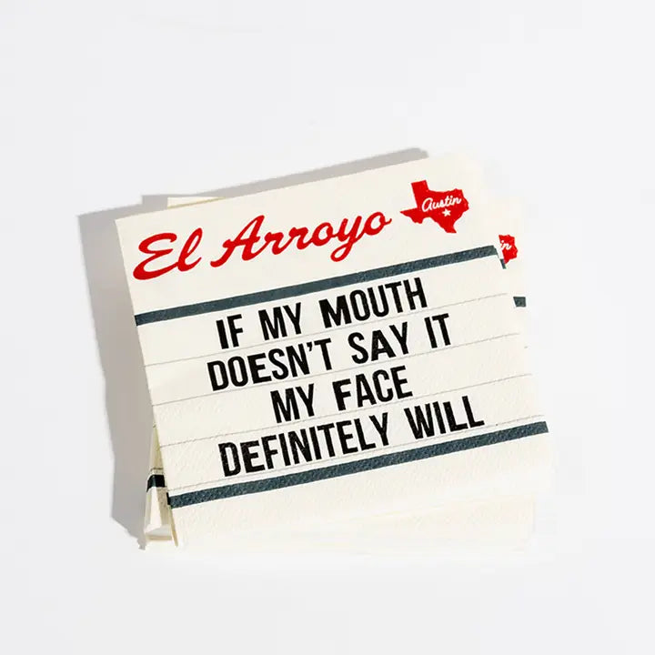 El Arroyo Cocktail Napkins (Set of 25) - My Face