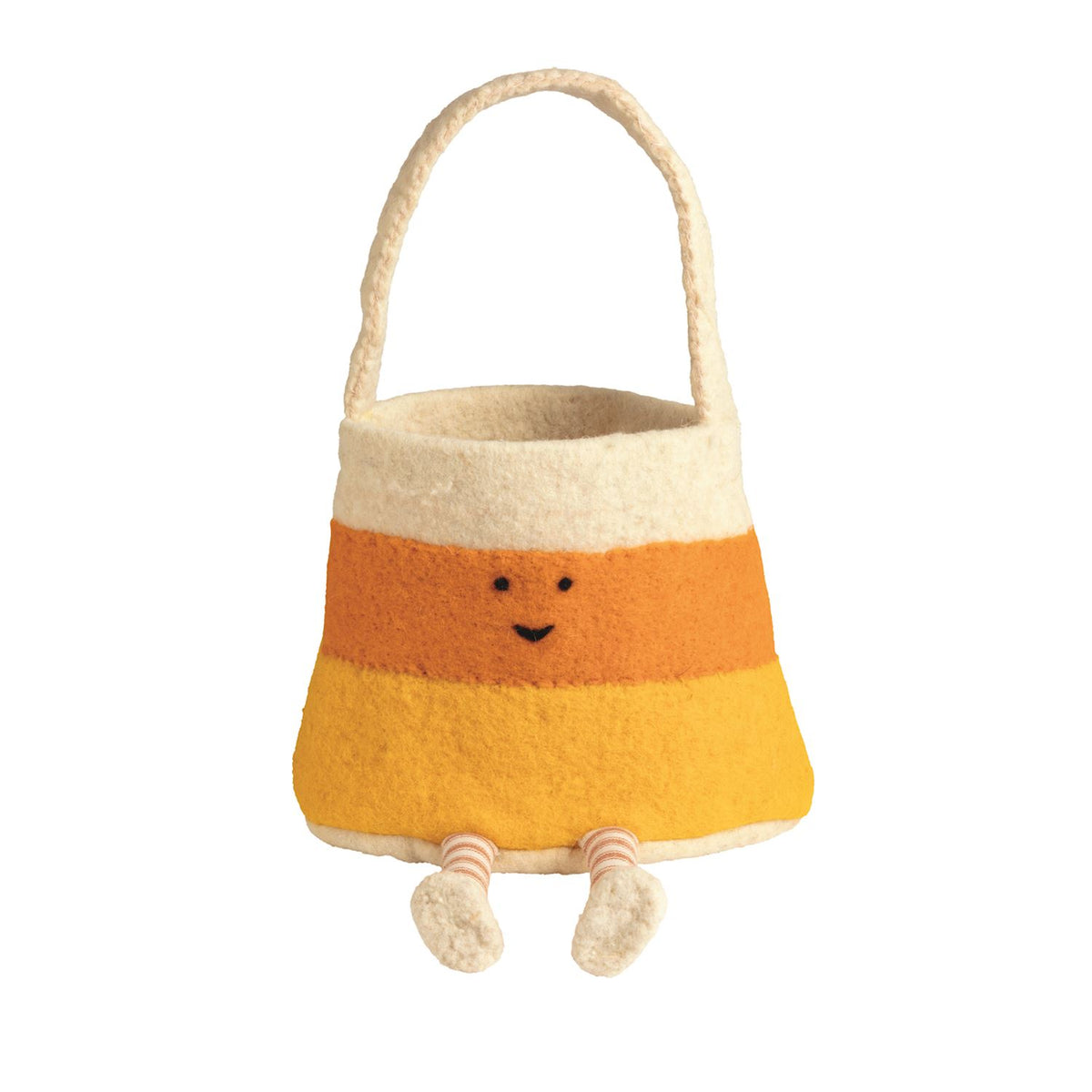 Mud Pie Candy Corn Dangle Leg Treat Bucket