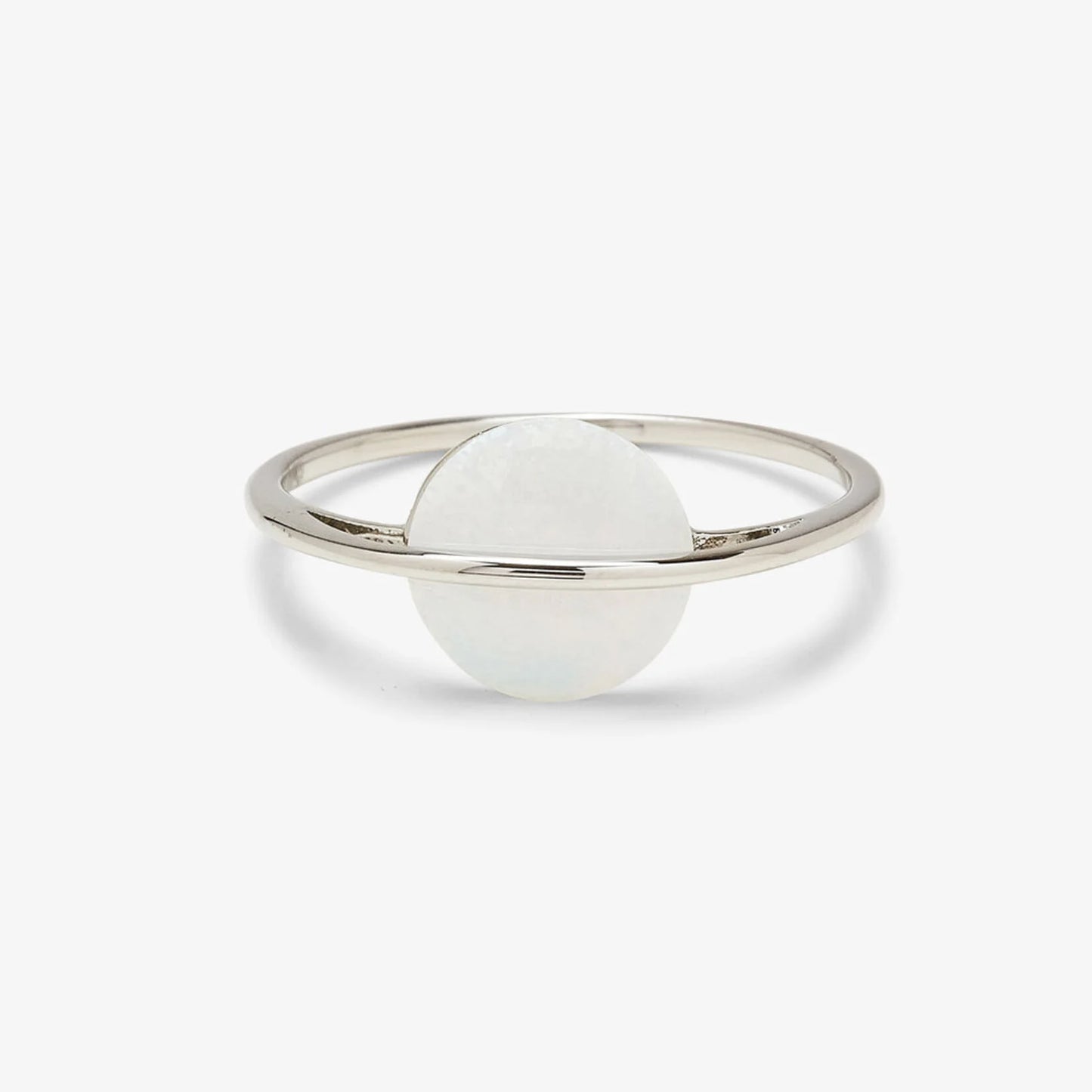 Pura Vida - White Opal Saturn Ring