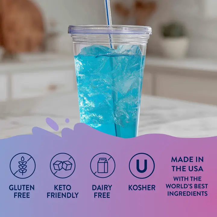 Jordan's Skinny Mixes Sugar Free Mermaid Hydration Syrup with Electrolytes 375 Ml