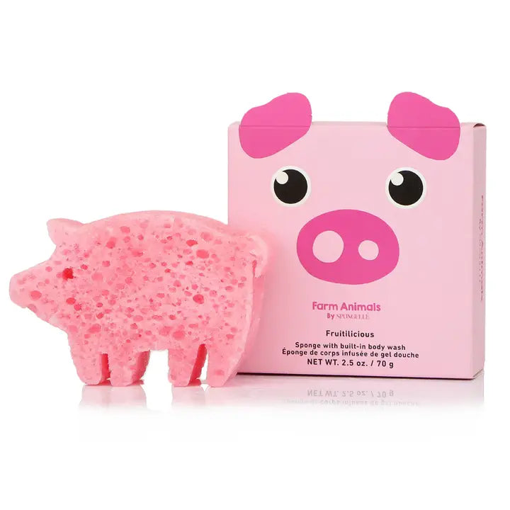Spongelle Peggy Pig Farm Animals Sponge