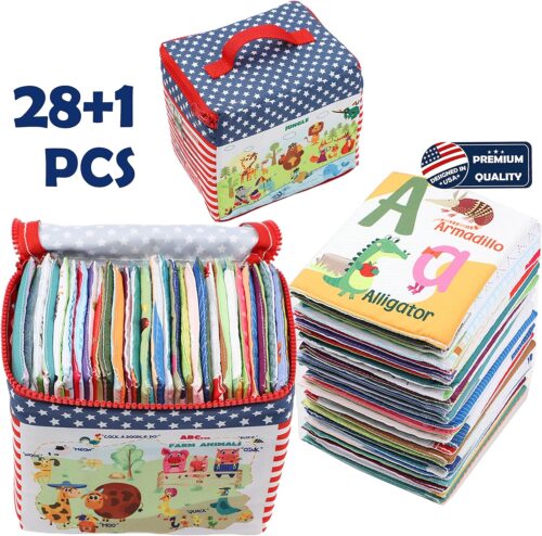 Bebe Mondo Cloth Flash Cards with bag