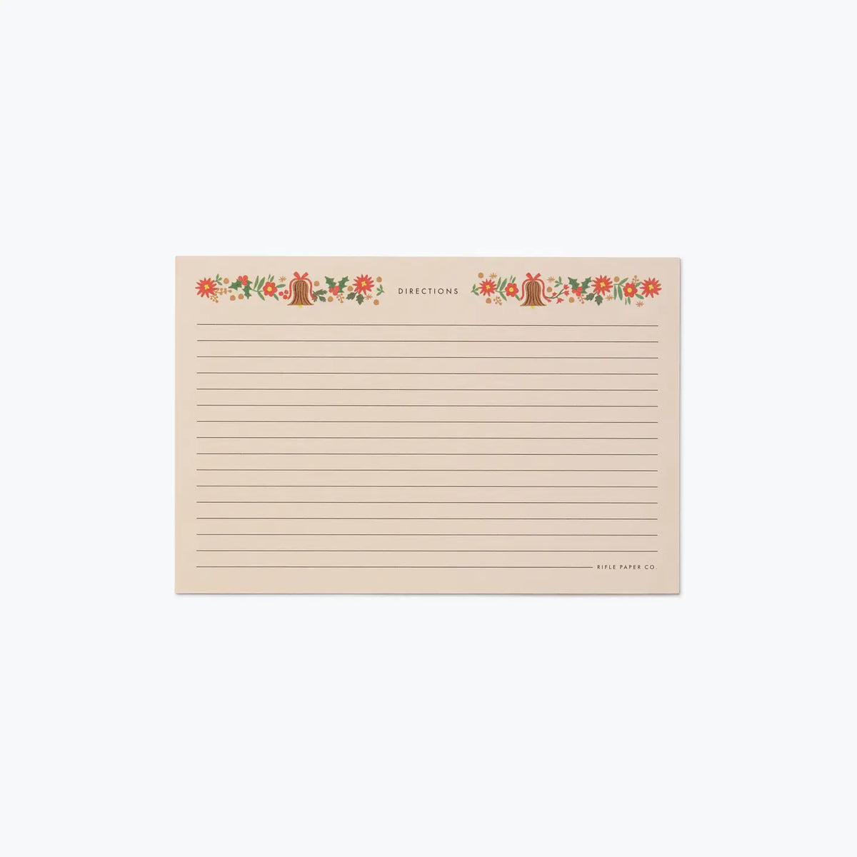 Rifle Paper Co. Pack of 12 Holly Jolly Recipe Cards