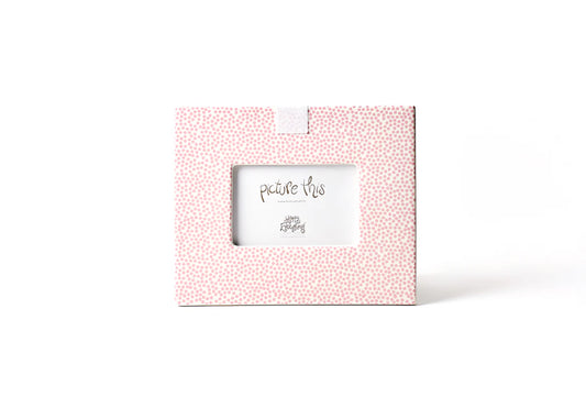 HAPPY EVERYTHING PINK SMALL DOT MINI RECTANGLE FRAME