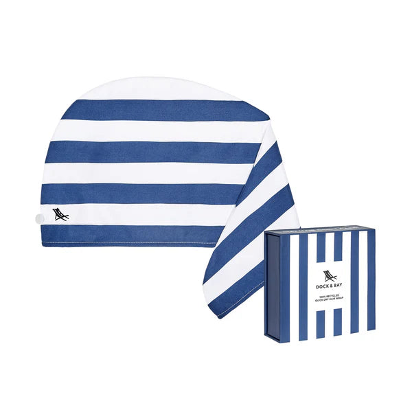 Dock & Bay Hair Wrap - Whitsunday Blue