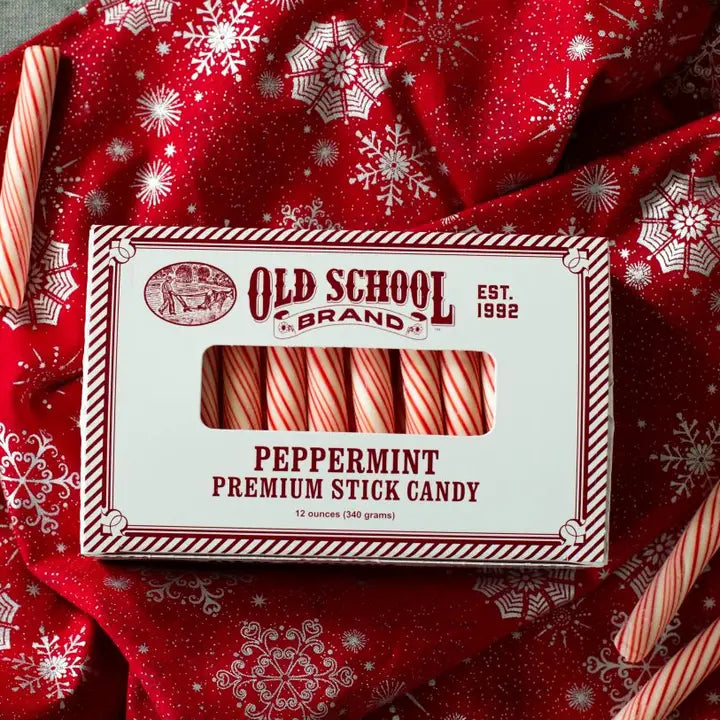 Old School Brand Peppermint Stick Candy