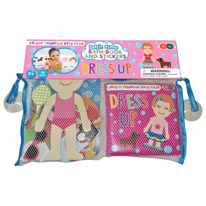 Dress Up Colour Changing Bath Book & Sticker in Header