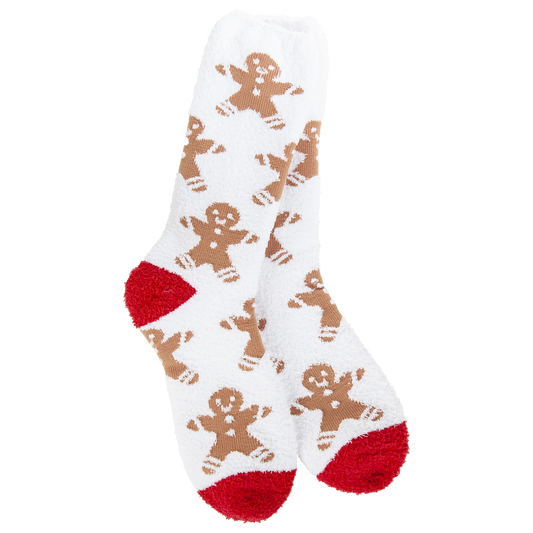 World's Softest Socks Holiday Cozy Crew-Ginger Snap