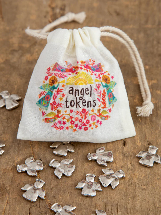 Natural Life Bag of Tiny Tokens, Set of 12 - Angels