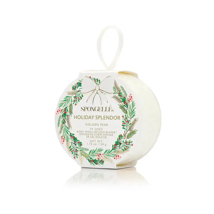 Spongelle Holiday Wreath Body Buffer