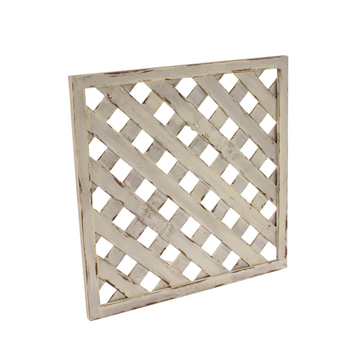 The Round Top Collection White Lattice Display Board