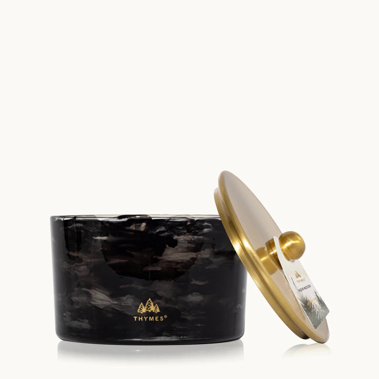 Thymes Noir Woods 3-Wick Poured Candle