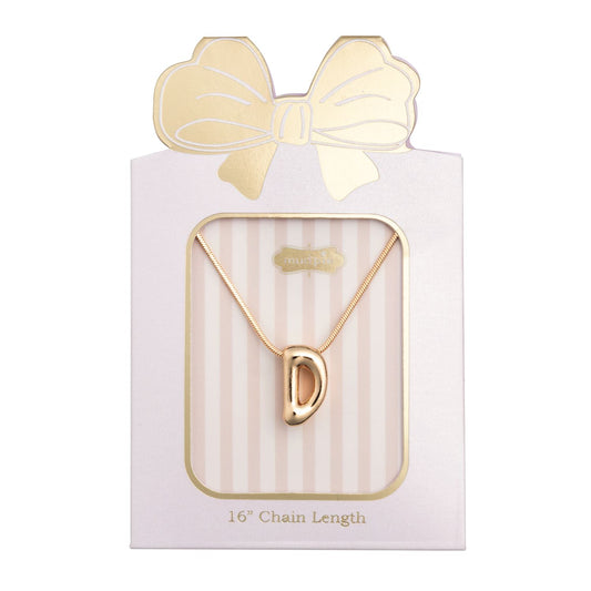 MUD PIE D INITIAL NECKLACE