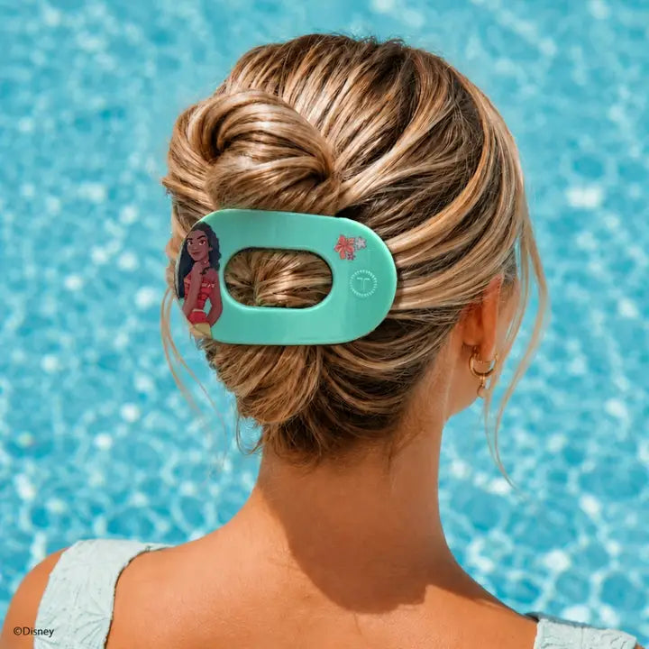 Teleties Moana | Large | Flat Round Hair Clip