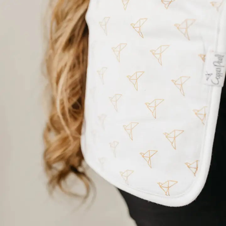 Copper Pearl Premium Burp Cloths - Haven