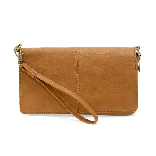 Joy Susan Everly Organizer Flap Crossbody-Mid Tan