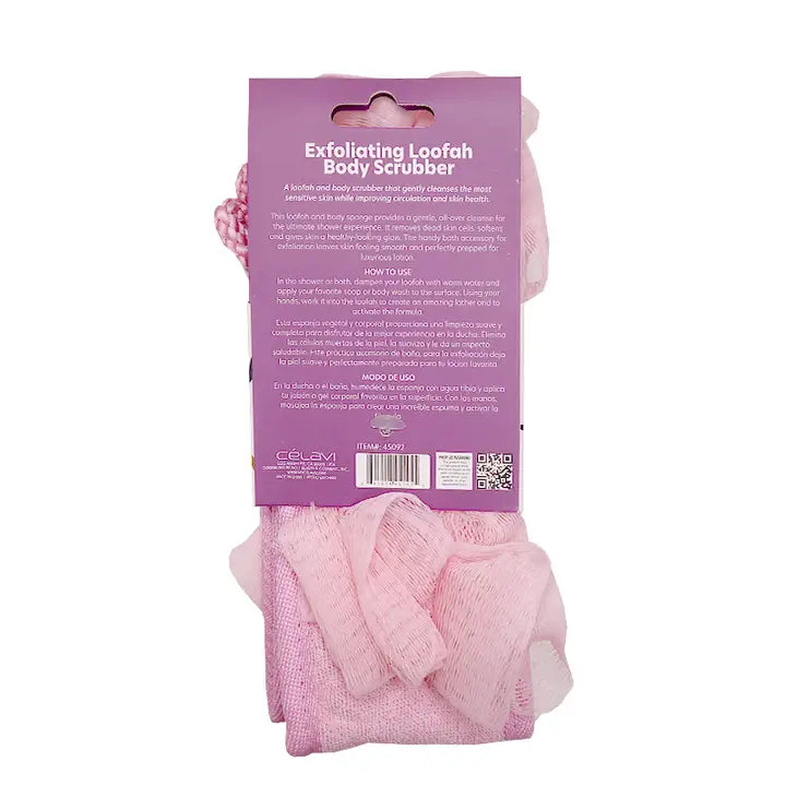 Celavi Exfoliating Loofah Body Scrubber