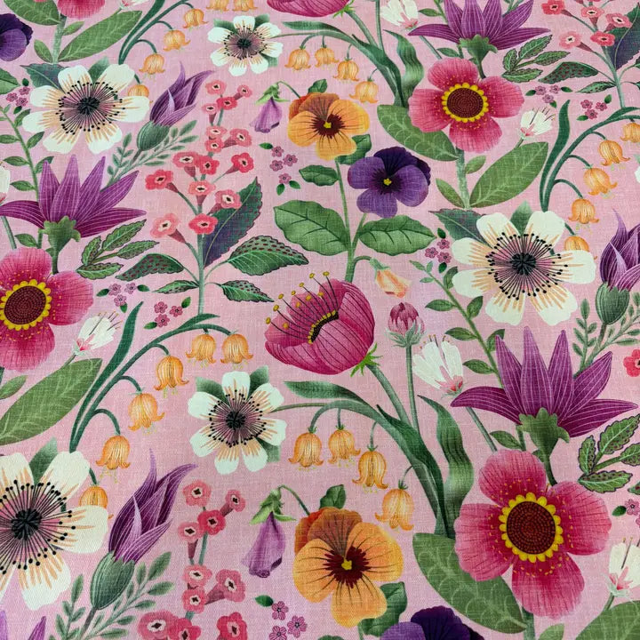 PillowSak Canterbury Garden On Pink
