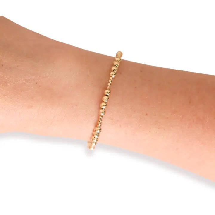 Beaded Blondes Scottie Bracelet in Gold