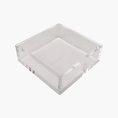 ANNE NEILSON HOME CLEAR COCKTAIL NAPKIN ACRYLIC TRAY