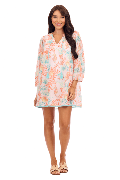 MUD PIE PEARLA COVERUP-ORANGE