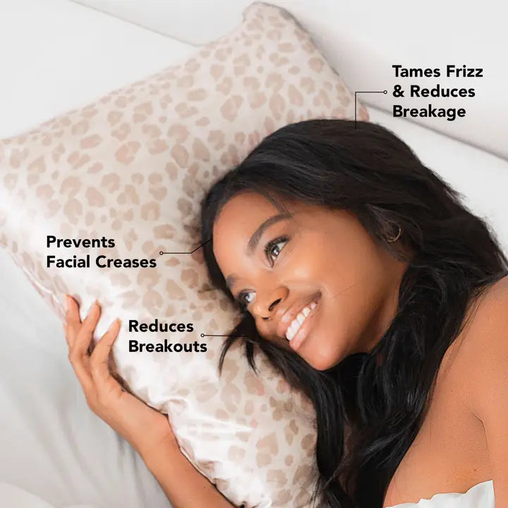 Kitsch Satin Pillowcase Standard - Leopard