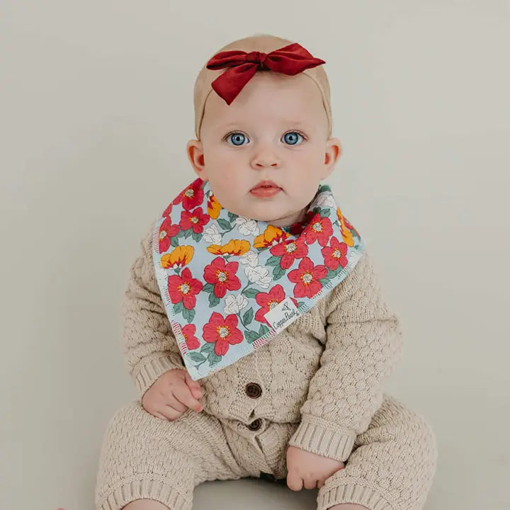 Copper Pearl Baby Bandana Bibs - Ivy
