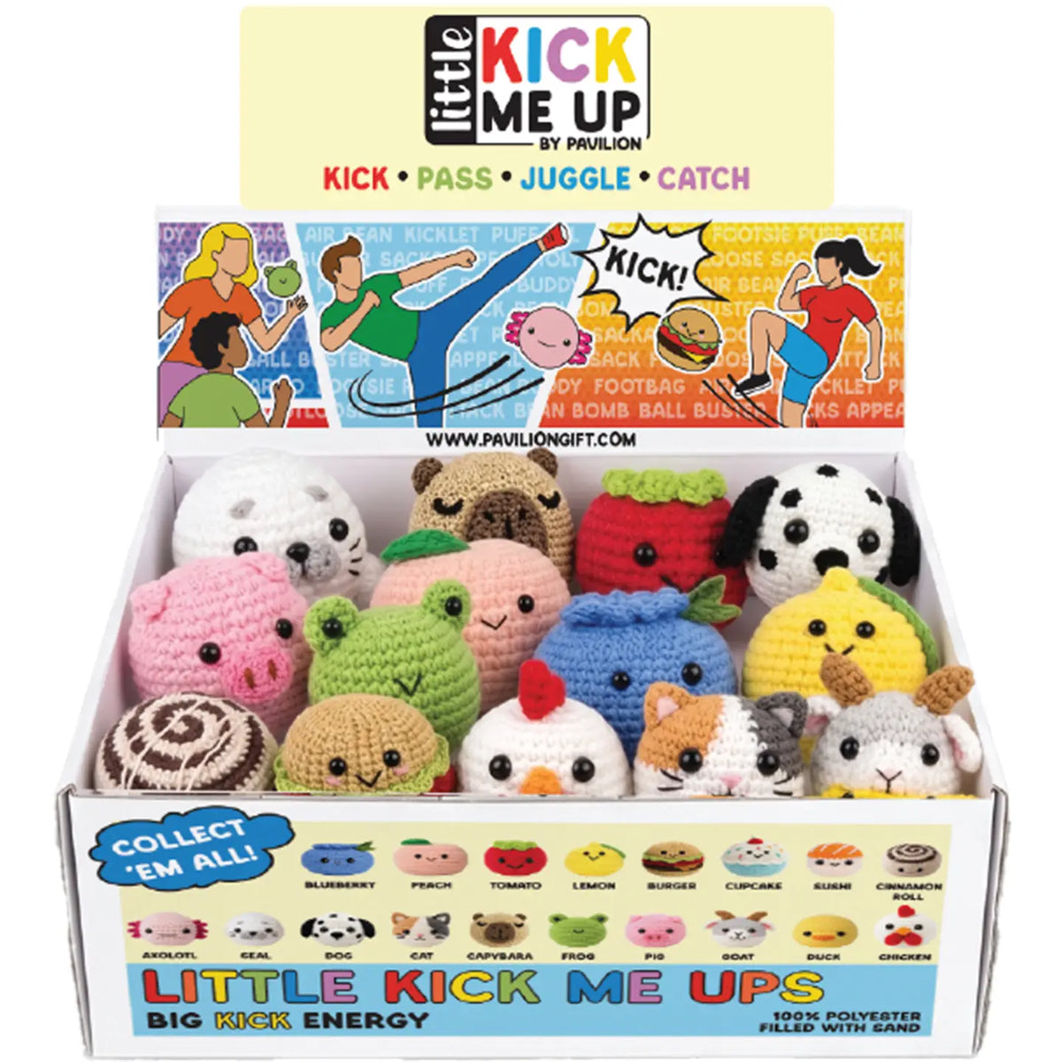 Little Kick Me Up - Crochet Footbags
