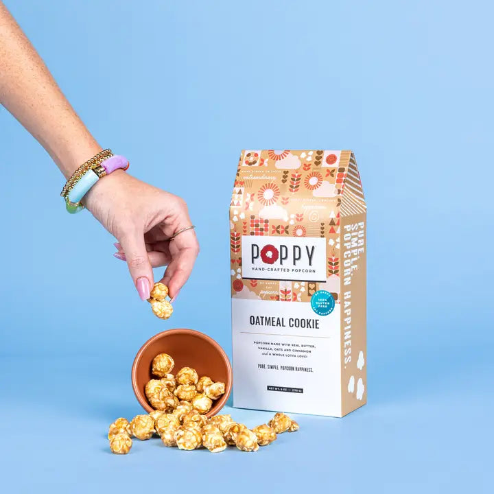 Poppy Oatmeal Cookie Gift Box Popcorn