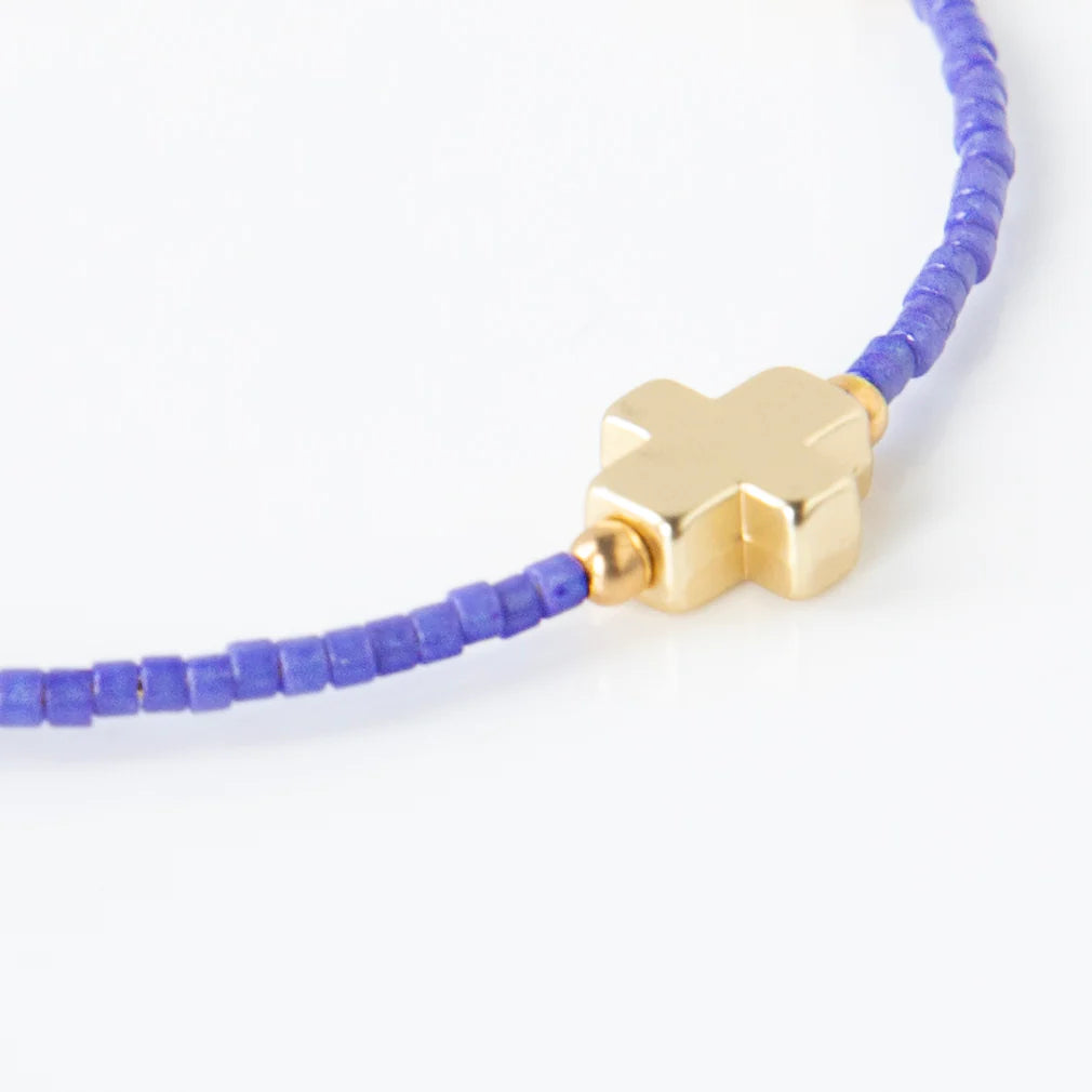 Lenny & Eva Faithful Bangle-Periwinkle