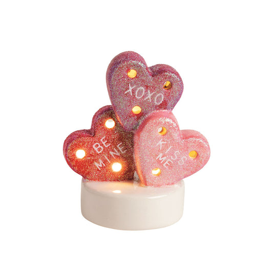MUD PIE VALENTINE'S LIGHT-UP SITTER