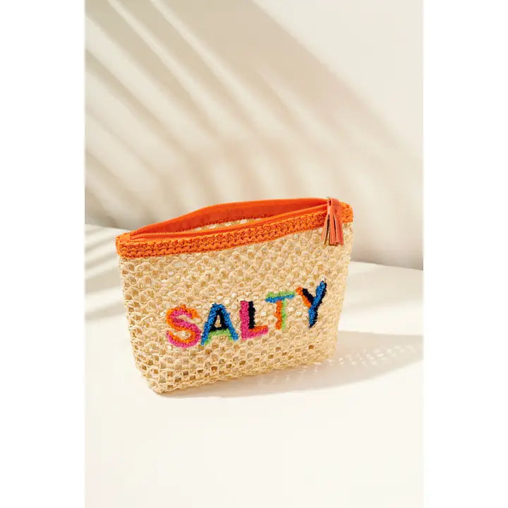 Shiraleah Antigua "Salty" Zip Pouch