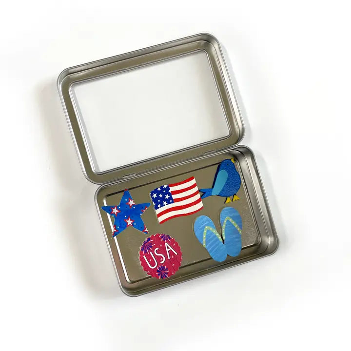 Roeda Studio Patriotic Summer Magnet Gift Set