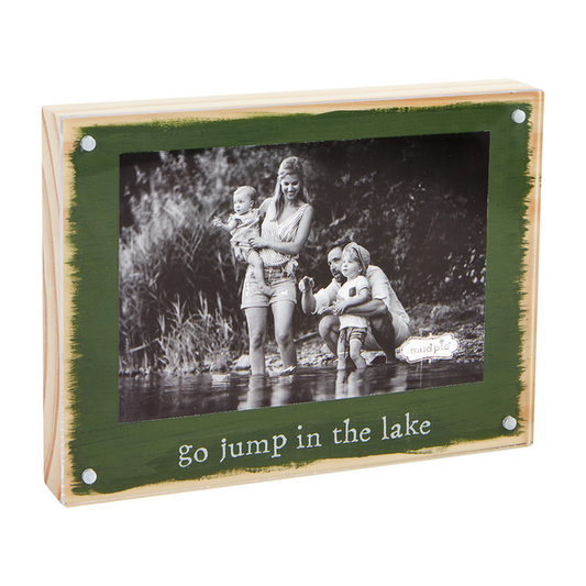 MUD PIE GO ACRYLIC MAGNET LAKE FRAME