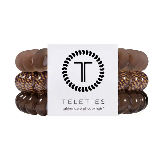 Teleties Morning Brew Large Hair Ties