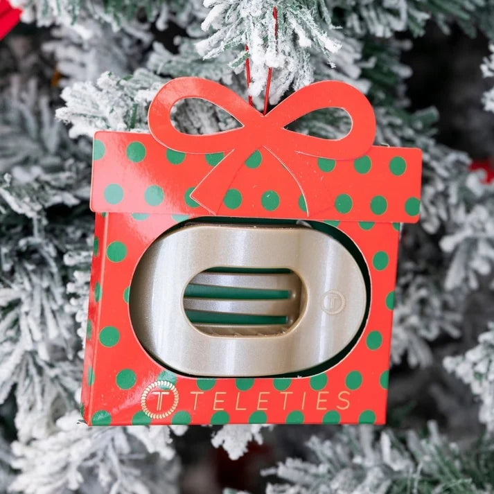 Teleties Holiday Flat Round Ornament