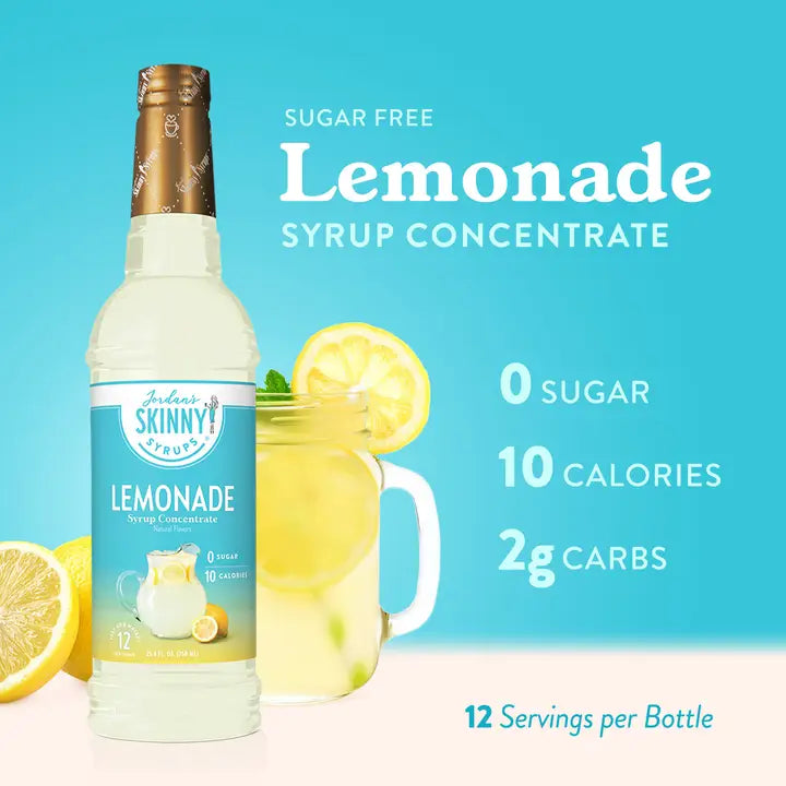 Jordan's Skinny Sugar Free Lemonade Syrup Concentrate