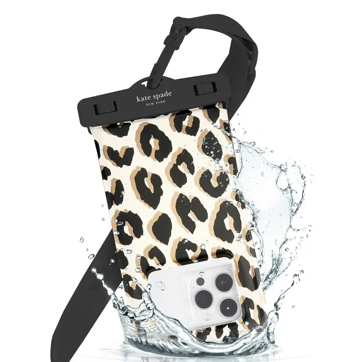 Case-Mate Kate Spade New York Waterproof Pouch City Leopard