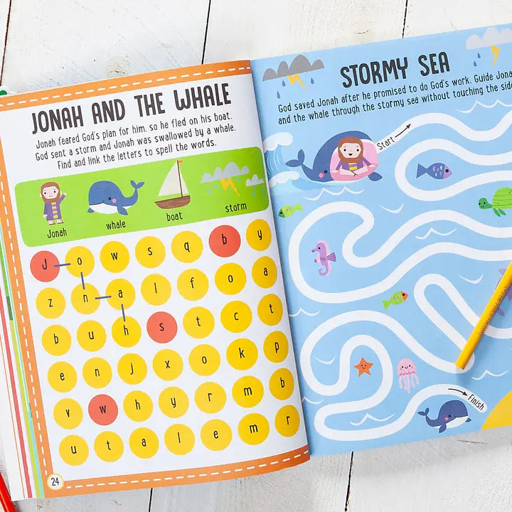My Bible Stories Activity Book (Pink)