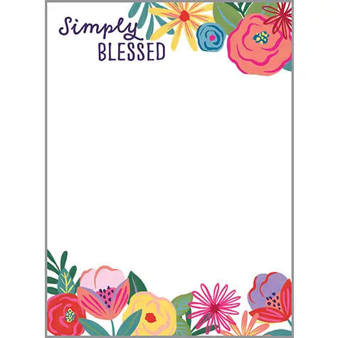 GINA B DESIGNS Memo Pad - Happy Blooms