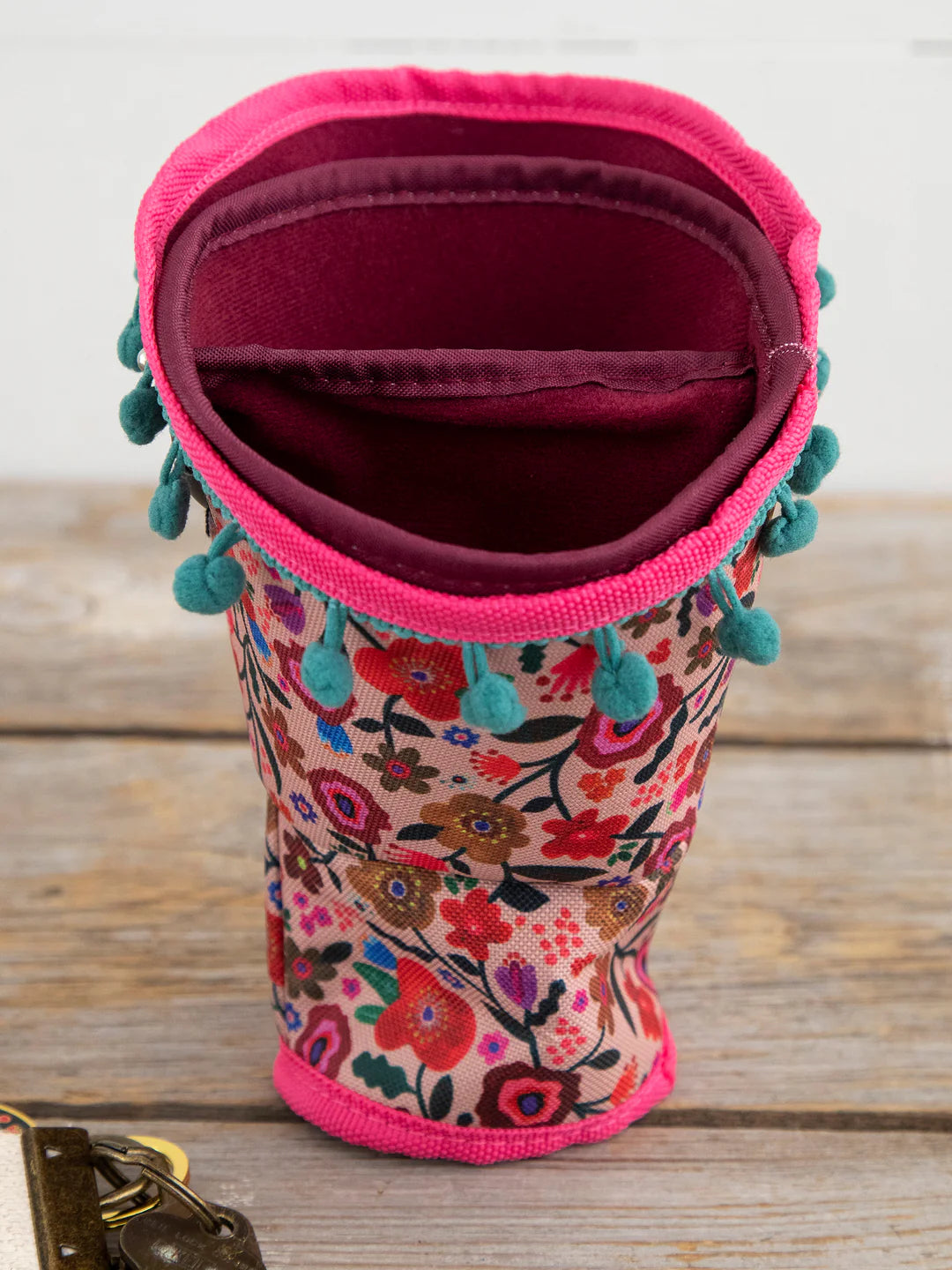 Natural Life Car Cup Holder Organizer-Pink Floral