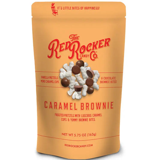 Red Rocker Caramel Brownie- 5.75 oz. Resealable Pouch