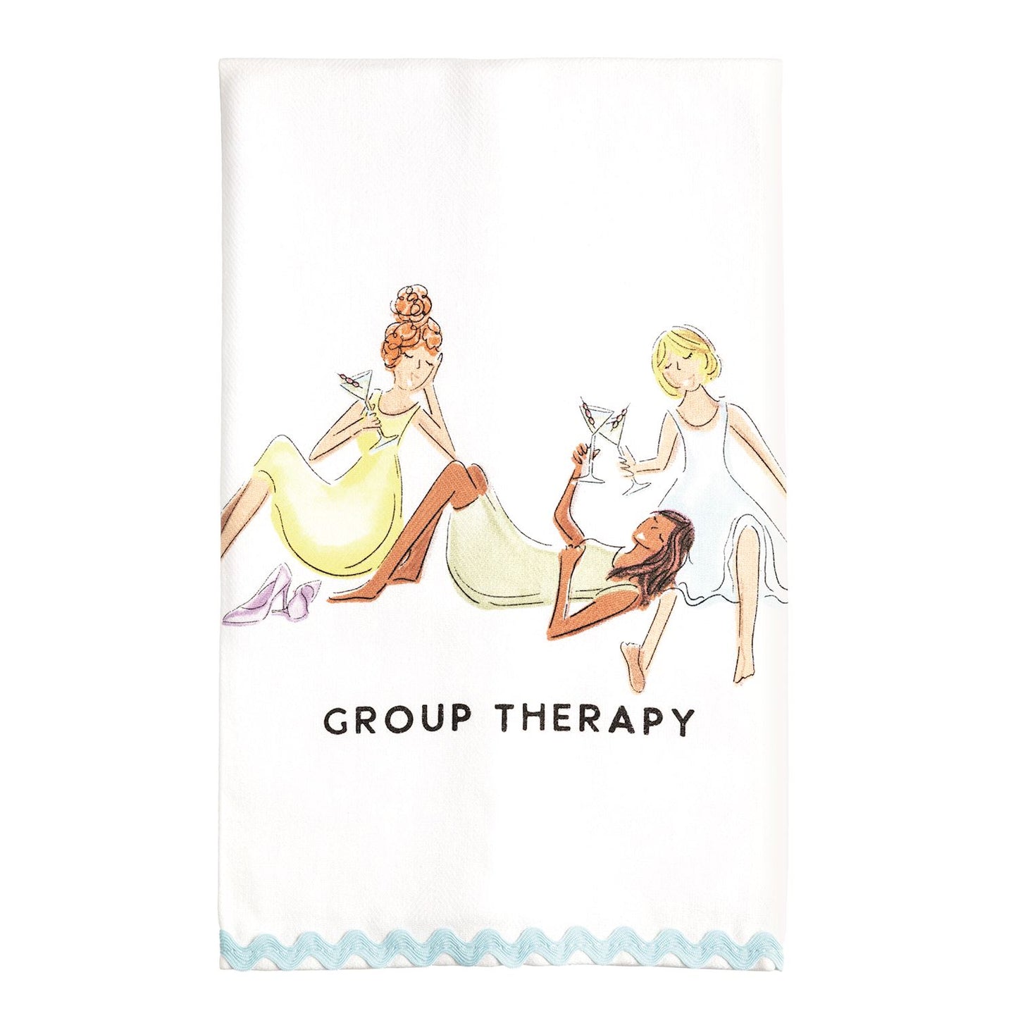 MUD PIE GROUP THERAPY GIRLFRIENDS TOWEL