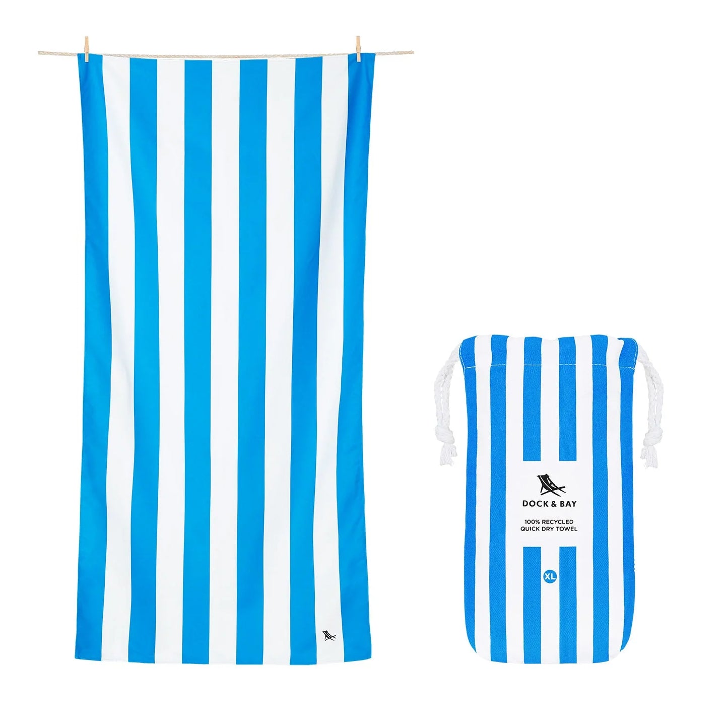 Dock & Bay Quick Dry Towels - Bondi Blue