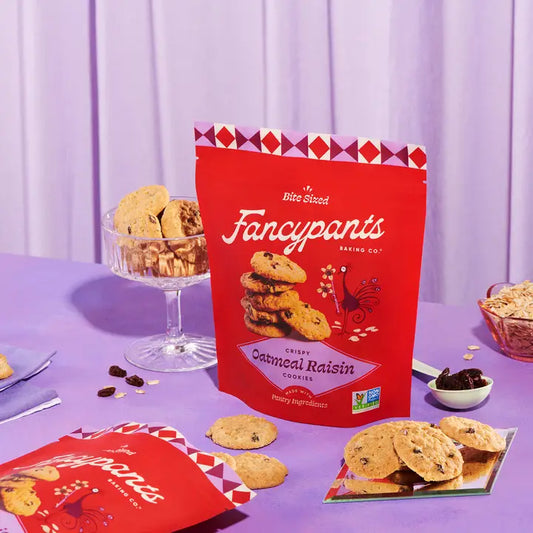 Fancypants Baking Co. Oatmeal Raisin Cookies | Premium Snacks | 5oz