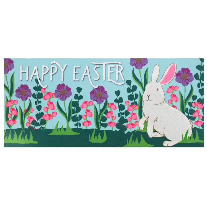 Dicksons Doormat Insert Rabbit Happy Easter