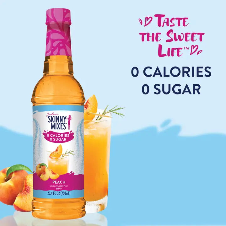 Jordan's Skinny Mixes Sugar Free Peach Syrup