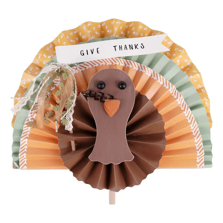 Glory Haus Give Thanks Turkey Topper